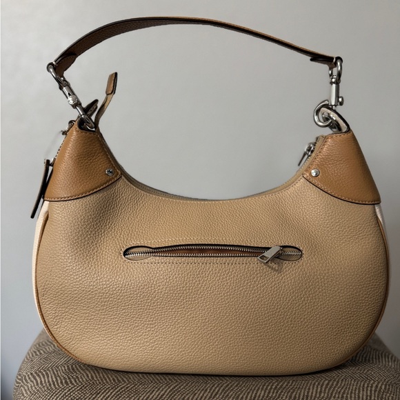 Coach Mara Hobo Sandy Beige Colorblock - Picture 2 of 5